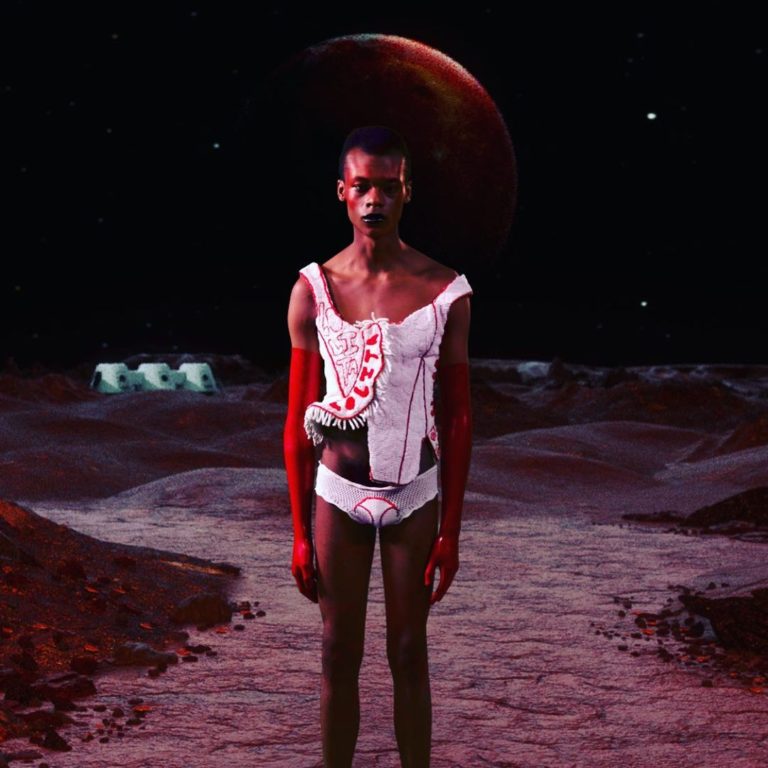 Alvaro Mars SS21 – Marva Solar – LFW Makeup by Michelle Strain